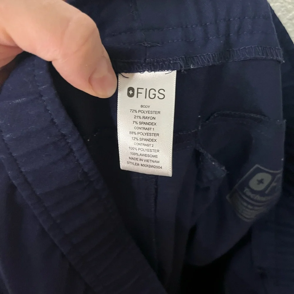 Figs Scrubs Men's Navy Jogger Scrubs Work Hospital Nurse Career - Picture 6 of 7